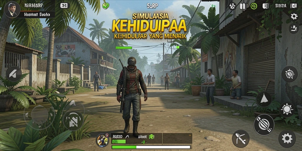 Tampilan gameplay 55RP yang menarik dan interaktif.
