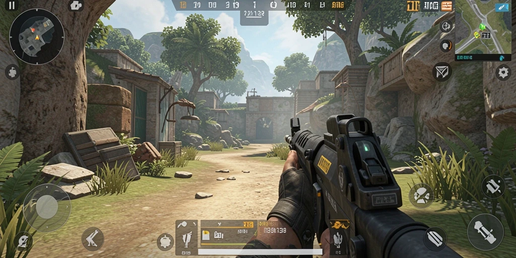 Tampilan gameplay seru di ATM138 dengan grafis memukau.