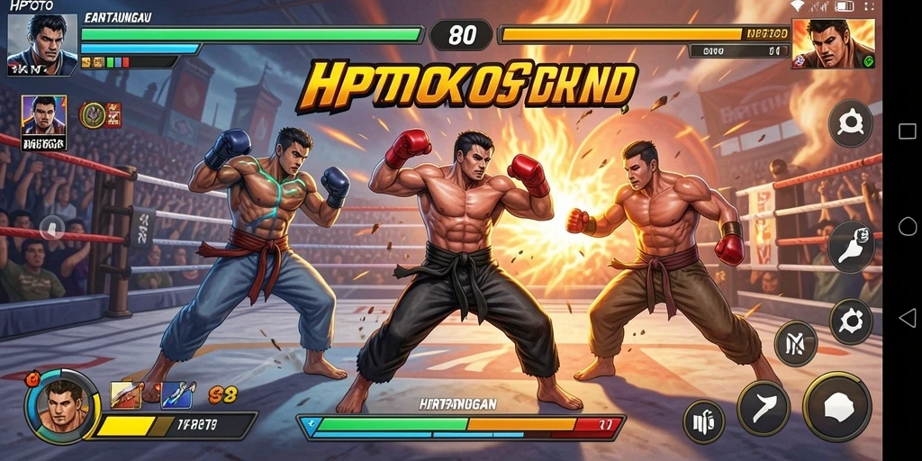 Gameplay HPTOTO dengan pertarungan yang seru dan karakter unik.