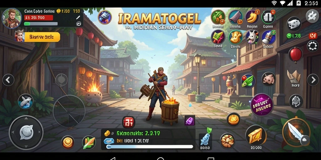 Tampilan utama IRAMATOGEL yang intuitif dan mudah digunakan.