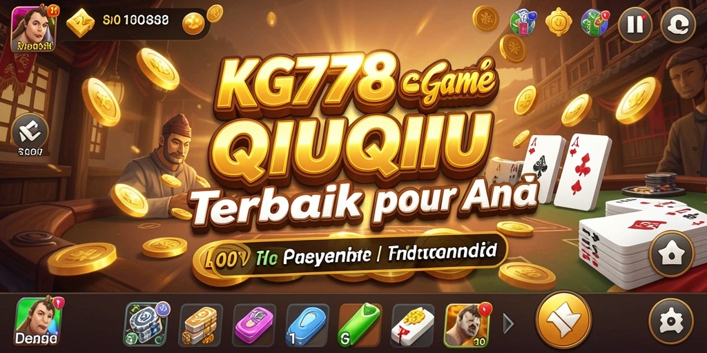 Screenshot gameplay KG778 menampilkan suasana permainan QiuQiu yang seru.