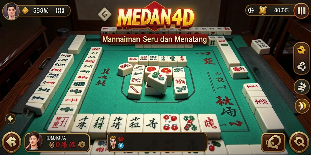 Screenshot MEDAN4D menunjukkan gameplay Mahjong yang menarik dan menantang.