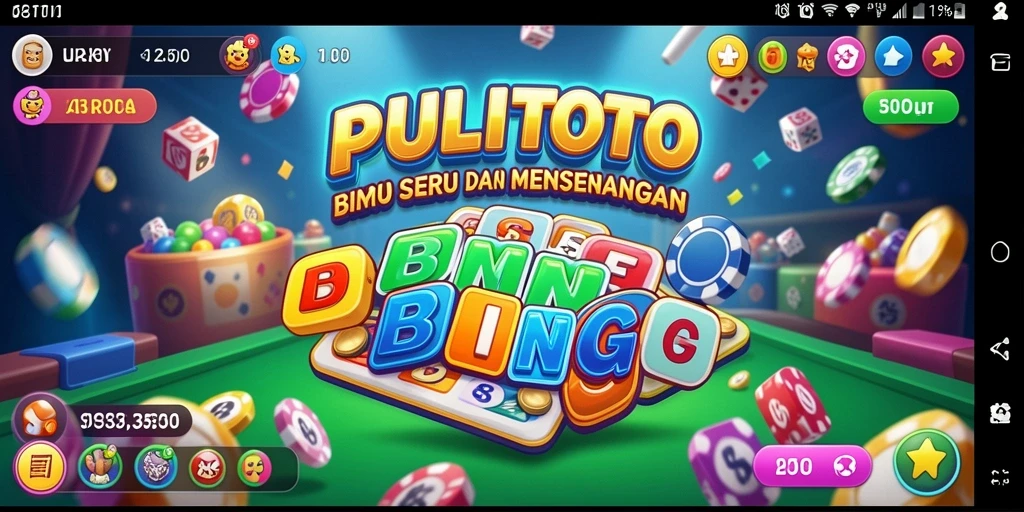 Screenshot gameplay PULITOTO dengan pengalaman Bingo menyenangkan.
