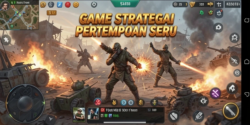 Tampilan gameplay T6 yang penuh strategi dan aksi seru.