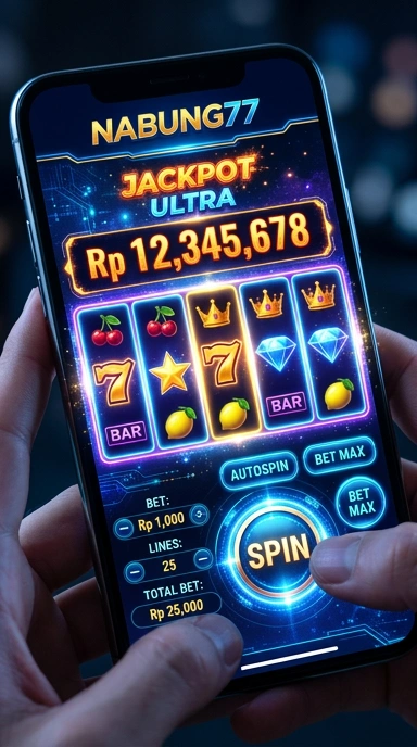 Screenshot antarmuka pengguna nabung77 yang intuitif.
